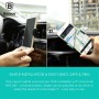 Baseus Stable Series Car Air Vent Mount Clamp 360 Degrees Rotation ABS + Silicone Phones Holder Stand, For 3.5 - 5.5 inch Mobile Phones(Black)