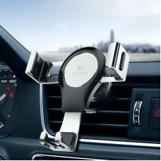 FLOVEME Auto Car Gravity Car Mount Phone Holder(Silver+Black)