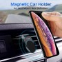 FLOVEME Auto Car Air Outlet Vent Magnetic Mount Phone Holder Stand (Black)