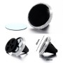 Car Diamond Magnetic Air Outlet Mobile Phone Holder (Colourful White)