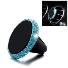 Car Diamond Magnetic Air Outlet Mobile Phone Holder(Blue)