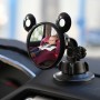 3R-1019 Car Phone Holder and Baby Safety Rear View Mirror 2 in 1 Mobile Phone Holder, For iPhone, Galaxy, Huawei, Xiaomi, Sony, LG, HTC, Google and other Smartphones