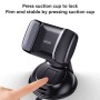 JOYROOM JR-OK1 Car Single Pull Silicone Suction Cup Phone Holder (Black Red)