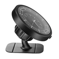 X1 Universal Car Dashboard Mount Phone Holder Clock Strong Magnetic Stand(Black)