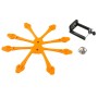 JS-G01 Car Multipurpose Bracket Octopus Mount Holder Cell Phone Holder(Orange)