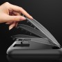 Car Carbon Fiber Texture Silicon Mobile Phone Holder for 3.5-6.8 inches Cellphone