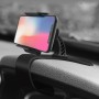 Multi-functional Vehicle Navigation Frame Dashboard Car Mount Phone Holder(Black)