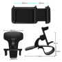 Multi-functional Vehicle Navigation Frame Dashboard Car Mount Phone Holder(Black)