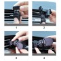 CAFELE Car Automatic Sensing Mobile Phone Bracket Holder, Air Outlet + Suction Cup Version