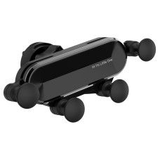 HAMTOD Little One Car Gravity Invisible Telescopic Mobile Phone Mount Holder (Black)