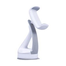 GB-452 Universal Car Suction Cup Mount Bracket Phone Holder (White)