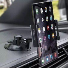 Car Dashboard Tablet Holder PU Suction Cup Windshield Bracket