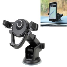 Universal Car Suction Cup Mount Bracket Phone Holder for 60-86mm Mobile Phone(Black)