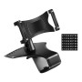 Car Dashboard Mobile Phone Holder Bracket with Number Plate (Black)