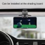 Car Dashboard Mobile Phone Holder Bracket with Number Plate (Black)