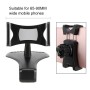 Car Dashboard Mobile Phone Holder Bracket with Number Plate (Black)