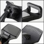 Car Dashboard Mobile Phone Holder Bracket with Number Plate (Black)