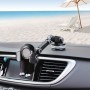 ZP-X0466 Car 360 Degree Rotating Telescopic Folding Round Suction Cup Mobile Phone Holder(Grey)