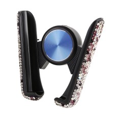 Universal Car Diamond Air Vent Mount Phone Holder for 6-8.5cm Wide Mobile Phone (Purple)