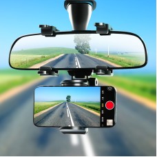 Car Rearview Mirror Mobile Phone Bracket Navigation Recorder Rotating Holder