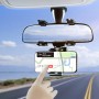 Car Rearview Mirror Mobile Phone Bracket Navigation Recorder Rotating Holder