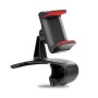 Car Dashboard Mobile Phone Holder Bracket with Number Plate (Red)