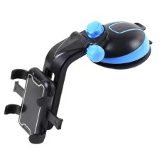 Universal Car Sucker Mobile Phone Holder (Blue)