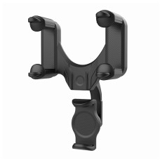 Car Rear Mirror Navigation Phone Holder (Black)