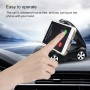 Car Shape Phone Holder Car Interior Decoration Navigation Bracket (Black)