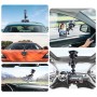 Dual Suction Cup Mount Phone Holder with Tripod Adapter & Steel Tether & Safety Buckle(Black)