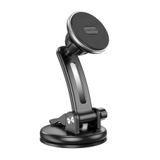 Borofone BH64 Graceful Car Center Console Magnetic Mobile Phone Bracket(Black Silver)