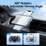 JOYROOM JR-ZS313 Magnetic Ring Car Air Vent Phone Mount(Space Grey)