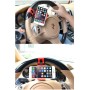 HAWEEL Universal Car Steering Wheel Phone Mount Holder(Black)