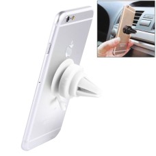 Universal 360 Degrees Rotation Car Air Vent Mount Sucker Holder Stand, Sucker Diameter: 3.5 cm, Holder Height: 4.5cm, For Tablets, iPhone, Samsung, Huawei, Xiaomi, HTC and Other Smart Phones(White)