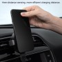 Оригинальный Xiaomi Youpin 70MAI 10W Universal Car Wireless Charger Air Вентиляционное отверстие для крепления телефонного крепления с трехступенчатой ​​регулировкой (черное)