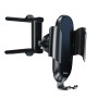 Baseus Future Gravity Car Mobile Phone Holder Bracket, Suitable for Round Air Outlet(Black)