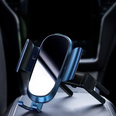 Baseus Future Gravity Car Care Mobile Phone Cracket, подходящая для круглой воздушной розетки (синий)