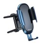 Baseus Future Gravity Car Mobile Phone Holder Bracket, Suitable for Round Air Outlet(Blue)