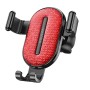 KUULAA KL-ZJ04 Car Plastic Gravity Air Outlet Bracket Holder (Red)