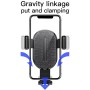 KUULAA Car Center Console Gravity Bracket Holder (Black)