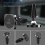 CaseMe Universal 360 Degree Rotation Magnetic Car Air Outlet Vent Mount Phone Holder, For iPhone, Galaxy, Sony, Lenovo, HTC, Huawei, and other Smartphones (Black)