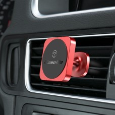 CaseMe Universal 360 Degree Rotation Magnetic Car Air Outlet Vent Mount Phone Holder, For iPhone, Galaxy, Sony, Lenovo, HTC, Huawei, and other Smartphones (Red)