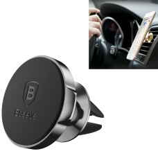 Baseus Small Ears Series Magnetic Suction Bracket 360 Degrees Rotation Car Air Outlet Vent Mount Phone Holder Stand for iPhone, Samsung, Huawei, Lenovo, Xiaomi, Sony, HTC(Black)