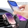 Baseus Glaze Gravity Car Mount Phone Holder, Suitable for 4.7 - 6.5 inch Smartphones(Pink)