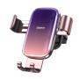 Baseus Glaze Gravity Car Mount Phone Holder, Suitable for 4.7 - 6.5 inch Smartphones(Pink)