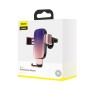 Baseus Glaze Gravity Car Mount Phone Holder, Suitable for 4.7 - 6.5 inch Smartphones(Pink)