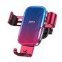 Baseus Glaze Gravity Car Mount Phone Holder, Suitable for 4.7 - 6.5 inch Smartphones(Red)