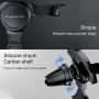 KUULAA Car Simple Plastic Gravity Mobile Phone Bracket Holder(Black)