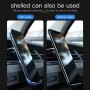 KUULAA F20 Car Plastic Clip Magnetic Suction Mobile Phone Bracket Holder (Black)