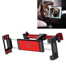 Baseus SUHZ-91 Clip-on Rear Seat Car Bracket for 4.7 - 12.9 inch Mobile Phone / Tablet(Red)